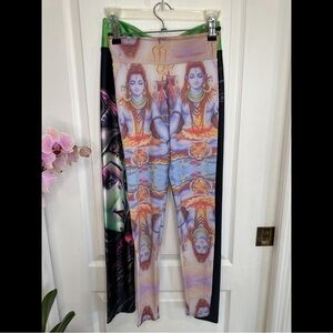 (PAIR) of Multicolor Graphic Leggings (S)